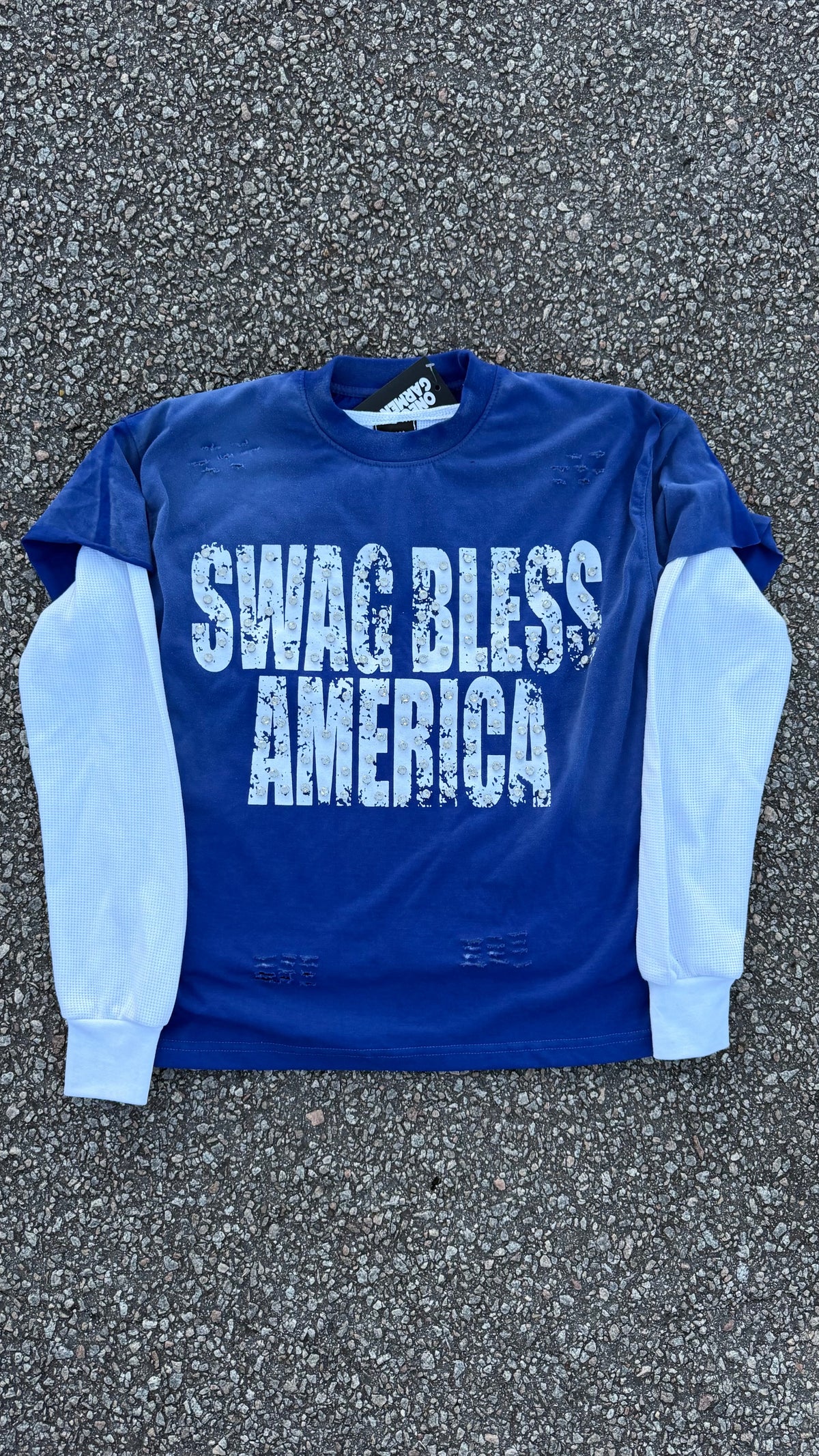 SBA blue tee