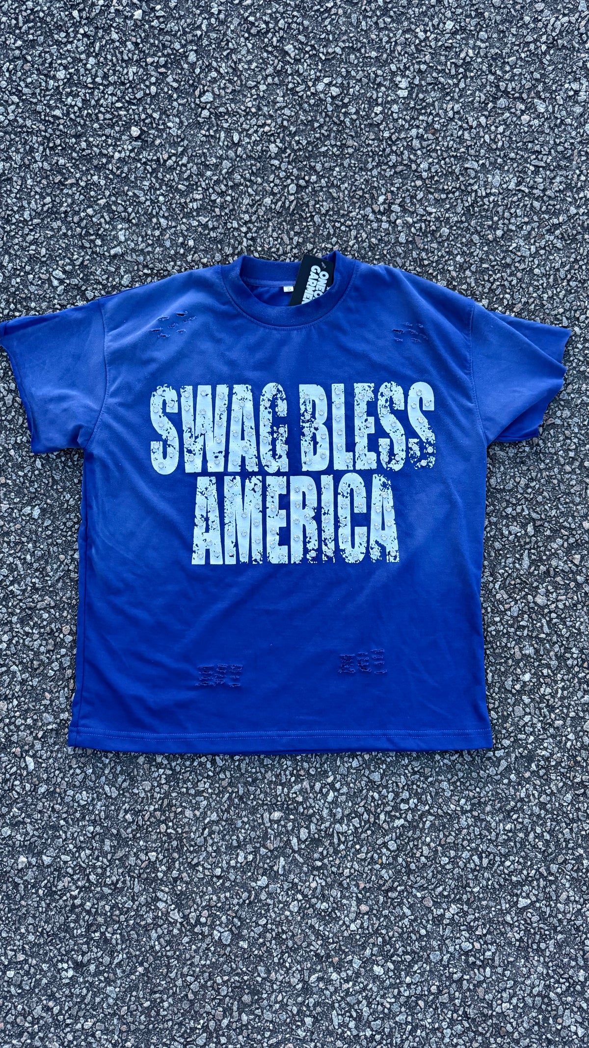 SBA blue tee